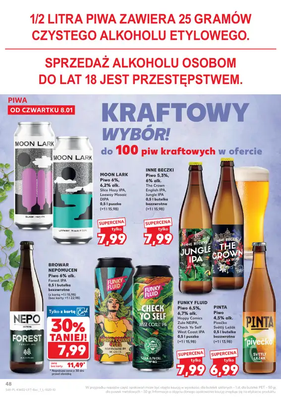 Kaufland - gazetka promocyjna Oferta Kaufland od czwartku 08.01 do środy 14.01 - strona 48
