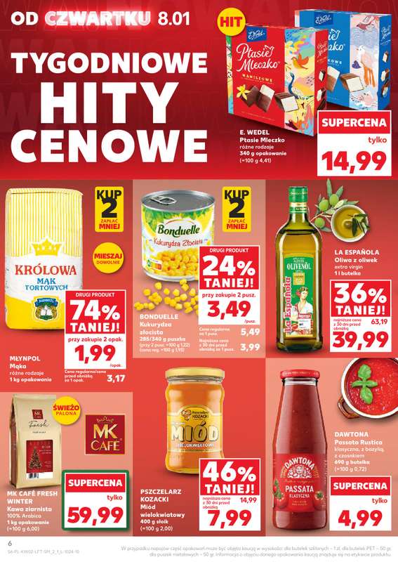 Kaufland - gazetka promocyjna Oferta Kaufland od czwartku 08.01 do środy 14.01 - strona 6