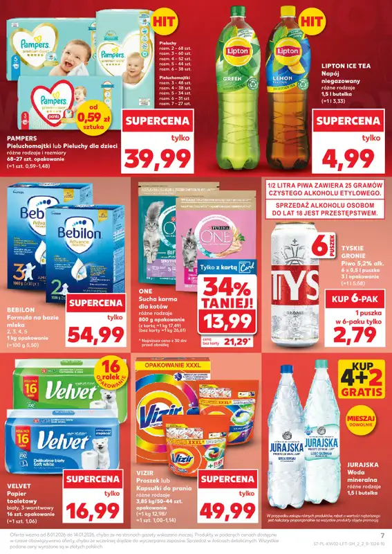 Kaufland - gazetka promocyjna Oferta Kaufland od czwartku 08.01 do środy 14.01 - strona 7