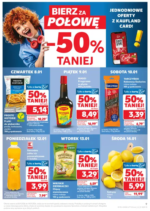 Kaufland - gazetka promocyjna Oferta Kaufland od czwartku 08.01 do środy 14.01 - strona 9