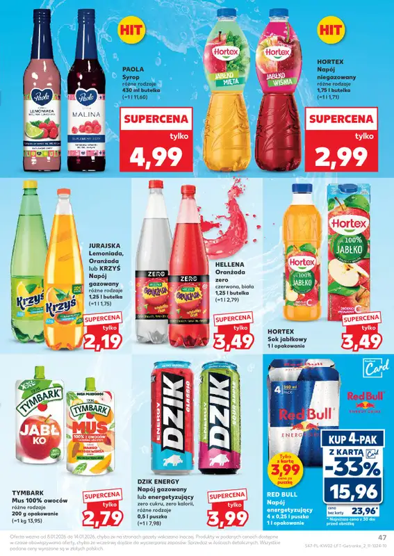 Kaufland - gazetka promocyjna Oferta Kaufland od czwartku 08.01 do środy 14.01 - strona 47