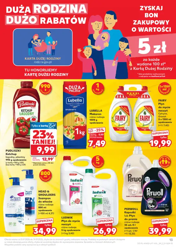 Kaufland - gazetka promocyjna Oferta Kaufland od czwartku 08.01 do środy 14.01 - strona 13