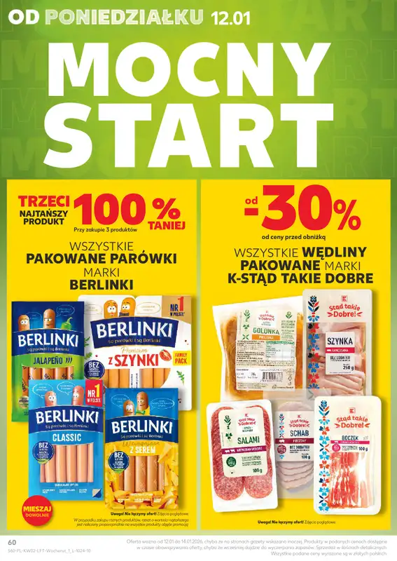 Kaufland - gazetka promocyjna Oferta Kaufland od czwartku 08.01 do środy 14.01 - strona 60