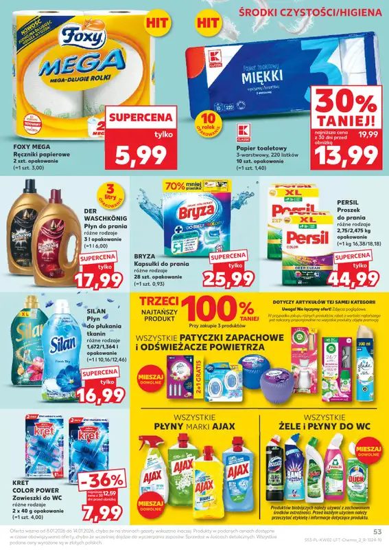 Kaufland - gazetka promocyjna Oferta Kaufland od czwartku 08.01 do środy 14.01 - strona 53