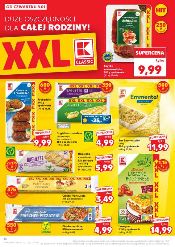 Kaufland - gazetka promocyjna Oferta Kaufland od czwartku 08.01 do środy 14.01 - strona 14