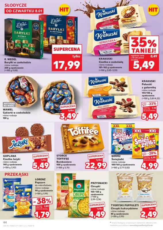 Kaufland - gazetka promocyjna Oferta Kaufland od czwartku 08.01 do środy 14.01 - strona 44