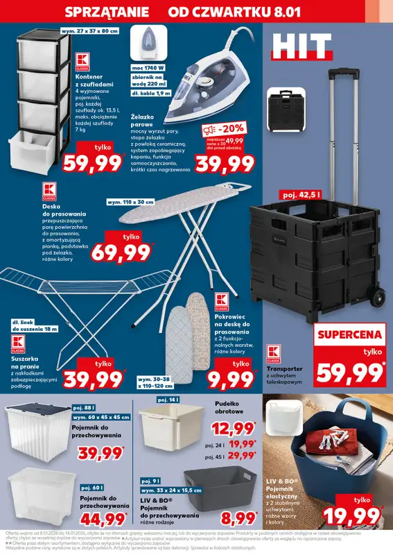 Kaufland - gazetka promocyjna Oferta Kaufland - Non Food od czwartku 08.01 do środy 14.01 - strona 9