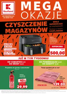 Kaufland - gazetka promocyjna Oferta Kaufland - Non Food od czwartku 08.01 do środy 14.01