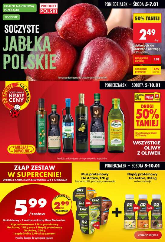 Biedronka - gazetka promocyjna Biedronkowe oszczędności od poniedziałku 05.01 do środy 07.01 - strona 5