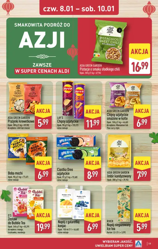 Aldi - gazetka promocyjna ZABRZE: WIELKIE OTWARCIE już w czwartek: 08.01! od czwartku 08.01 do soboty 10.01 - strona 19