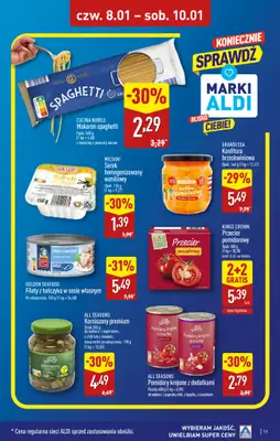 Aldi - gazetka promocyjna ZABRZE: WIELKIE OTWARCIE już w czwartek: 08.01! od czwartku 08.01 do soboty 10.01 - strona 11