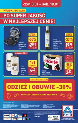 Aldi - gazetka promocyjna ZABRZE: WIELKIE OTWARCIE już w czwartek: 08.01! od czwartku 08.01 do soboty 10.01 - strona 32
