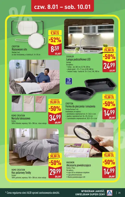 Aldi - gazetka promocyjna ZABRZE: WIELKIE OTWARCIE już w czwartek: 08.01! od czwartku 08.01 do soboty 10.01 - strona 25