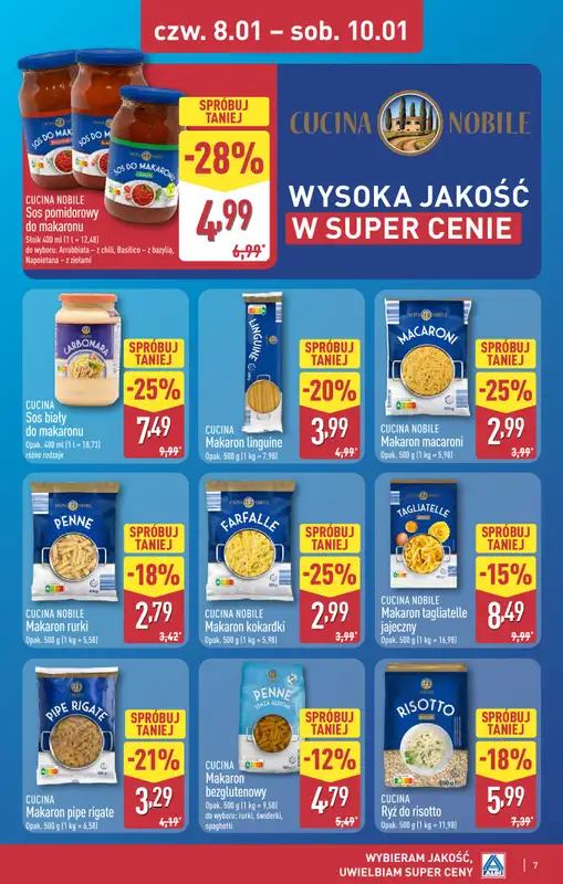 Aldi - gazetka promocyjna ZABRZE: WIELKIE OTWARCIE już w czwartek: 08.01! od czwartku 08.01 do soboty 10.01 - strona 7
