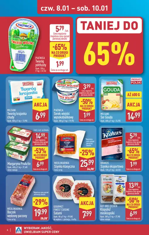 Aldi - gazetka promocyjna ZABRZE: WIELKIE OTWARCIE już w czwartek: 08.01! od czwartku 08.01 do soboty 10.01 - strona 6