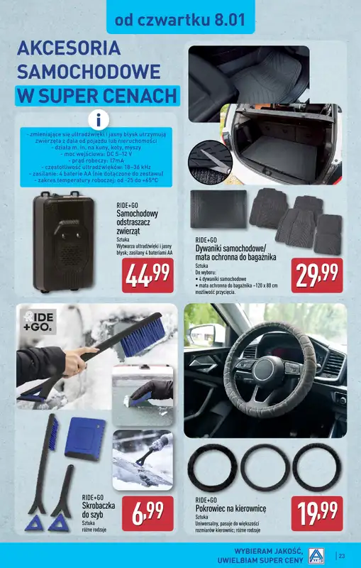 Aldi - gazetka promocyjna ZABRZE: WIELKIE OTWARCIE już w czwartek: 08.01! od czwartku 08.01 do soboty 10.01 - strona 23