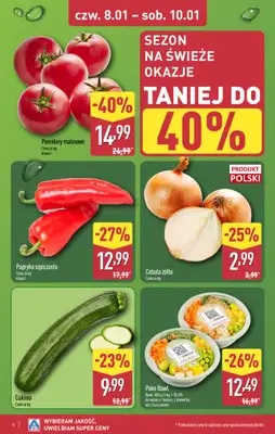 Aldi - gazetka promocyjna ZABRZE: WIELKIE OTWARCIE już w czwartek: 08.01! od czwartku 08.01 do soboty 10.01 - strona 4