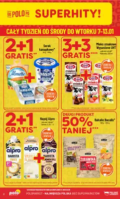 POLOmarket - gazetka promocyjna Gazetka od środy 07.01 do wtorku 13.01 - strona 2