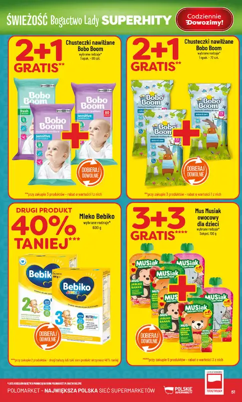 POLOmarket - gazetka promocyjna Gazetka od środy 07.01 do wtorku 13.01 - strona 51