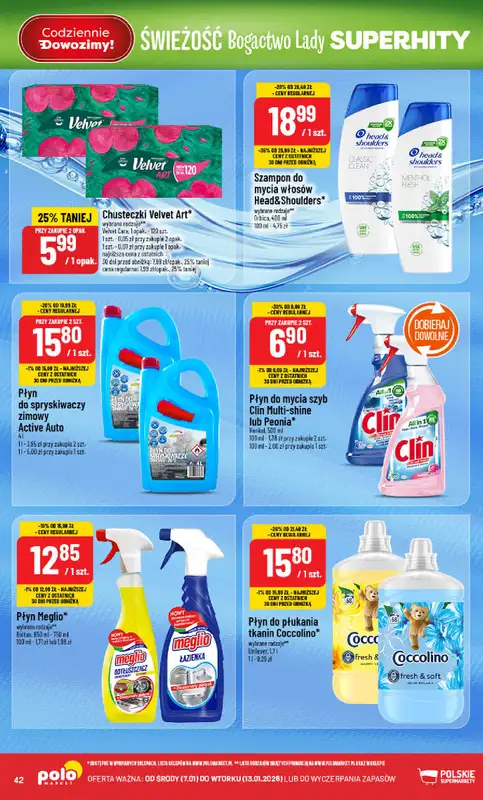 POLOmarket - gazetka promocyjna Gazetka od środy 07.01 do wtorku 13.01 - strona 42