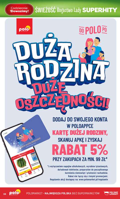 POLOmarket - gazetka promocyjna Gazetka od środy 07.01 do wtorku 13.01 - strona 56