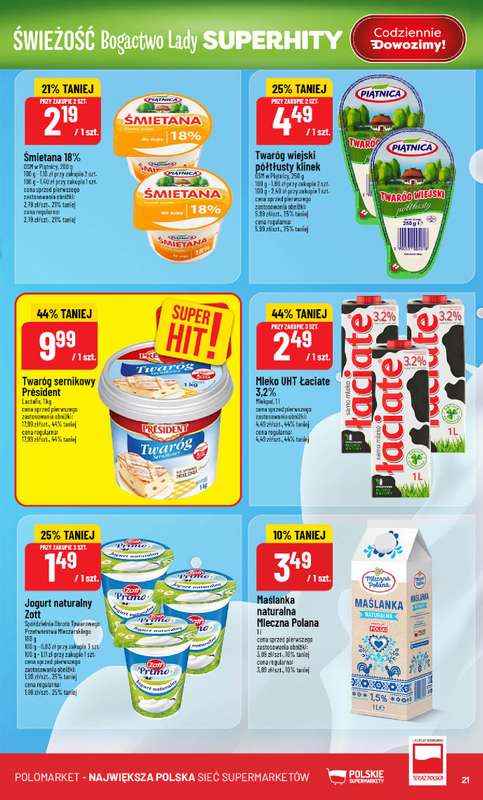 POLOmarket - gazetka promocyjna Gazetka od środy 07.01 do wtorku 13.01 - strona 21