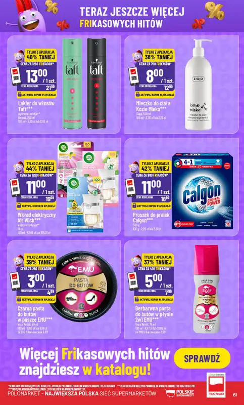 POLOmarket - gazetka promocyjna Gazetka od środy 07.01 do wtorku 13.01 - strona 61