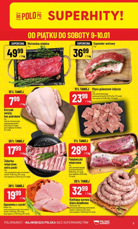 POLOmarket - gazetka promocyjna Gazetka od środy 07.01 do wtorku 13.01 - strona 5