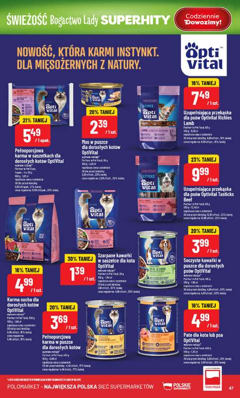 POLOmarket - gazetka promocyjna Gazetka od środy 07.01 do wtorku 13.01 - strona 47