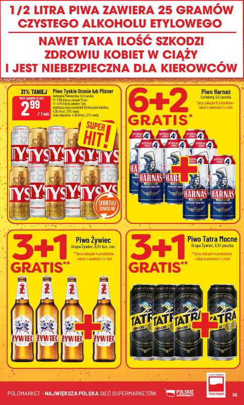 POLOmarket - gazetka promocyjna Gazetka od środy 07.01 do wtorku 13.01 - strona 39