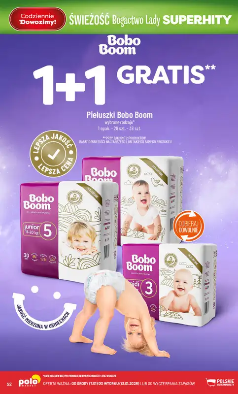 POLOmarket - gazetka promocyjna Gazetka od środy 07.01 do wtorku 13.01 - strona 52