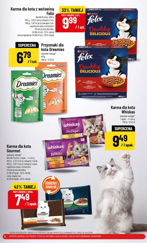 POLOmarket - gazetka promocyjna Katalog Pet Food od środy 07.01 do wtorku 20.01 - strona 6