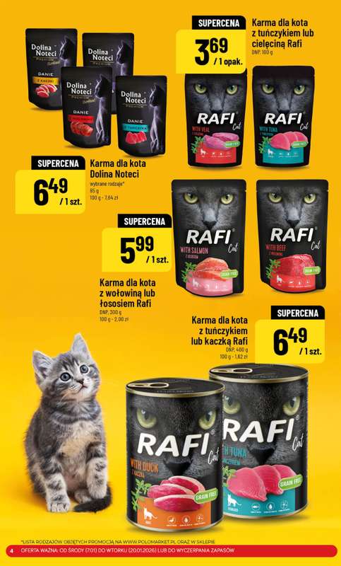POLOmarket - gazetka promocyjna Katalog Pet Food od środy 07.01 do wtorku 20.01 - strona 4