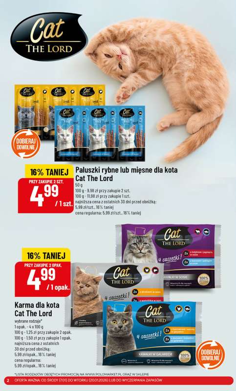 POLOmarket - gazetka promocyjna Katalog Pet Food od środy 07.01 do wtorku 20.01 - strona 2
