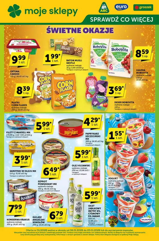 Euro Sklep - gazetka promocyjna Sprawdź, co więcej  