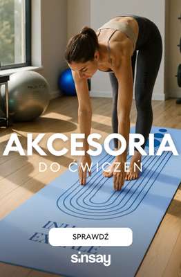 Sinsay - gazetka promocyjna Akcesoria do ćwiczeń od poniedziałku 05.01 do poniedziałku 12.01