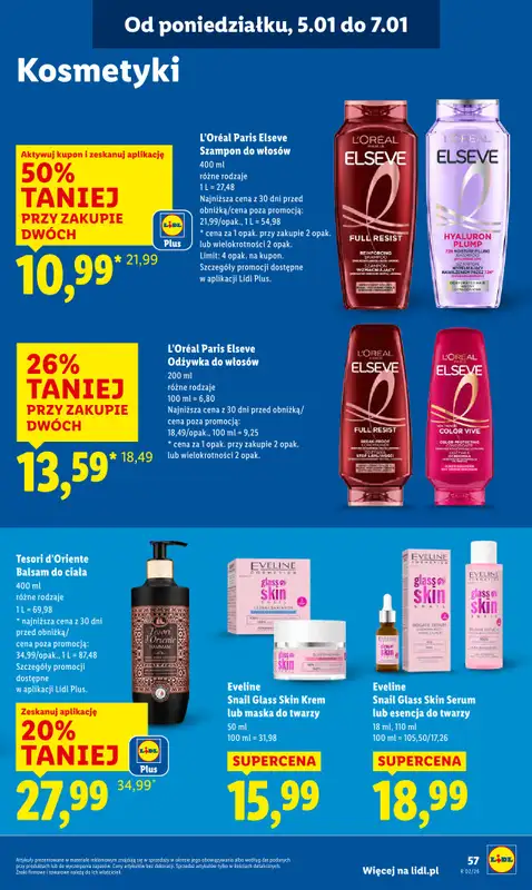 Lidl - gazetka promocyjna Oferta od poniedziałku od poniedziałku 05.01 do środy 07.01 - strona 59