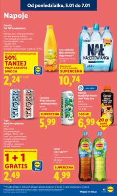 Lidl - gazetka promocyjna Oferta od poniedziałku od poniedziałku 05.01 do środy 07.01 - strona 47