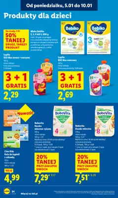 Lidl - gazetka promocyjna Oferta od poniedziałku od poniedziałku 05.01 do środy 07.01 - strona 56