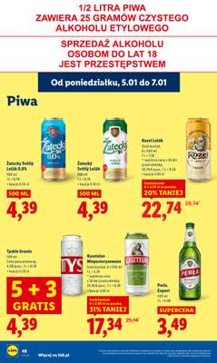 Lidl - gazetka promocyjna Oferta od poniedziałku od poniedziałku 05.01 do środy 07.01 - strona 50