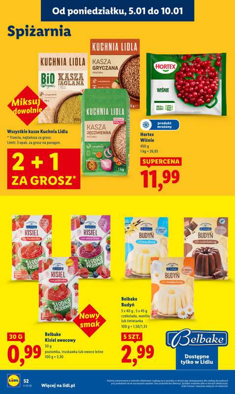 Lidl - gazetka promocyjna Oferta od poniedziałku od poniedziałku 05.01 do środy 07.01 - strona 54