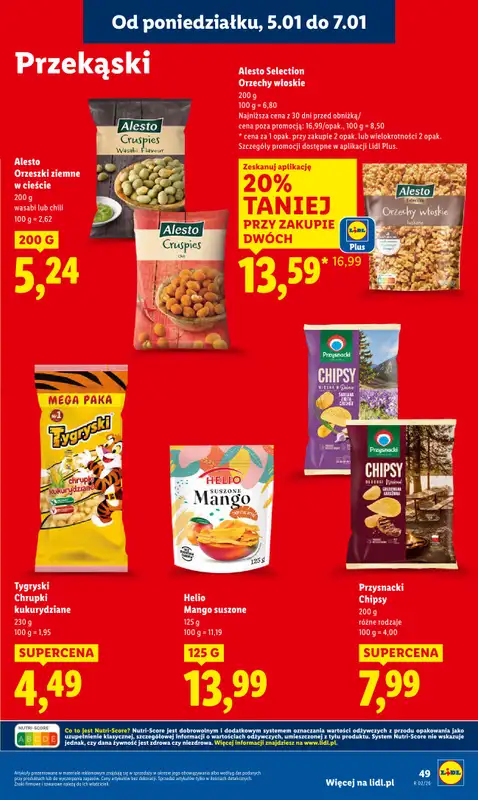 Lidl - gazetka promocyjna Oferta od poniedziałku od poniedziałku 05.01 do środy 07.01 - strona 51