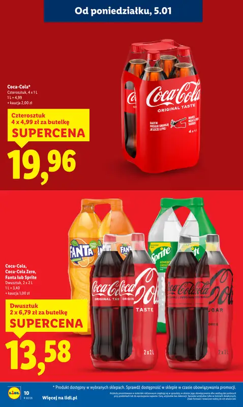 Lidl - gazetka promocyjna Oferta od poniedziałku od poniedziałku 05.01 do środy 07.01 - strona 10
