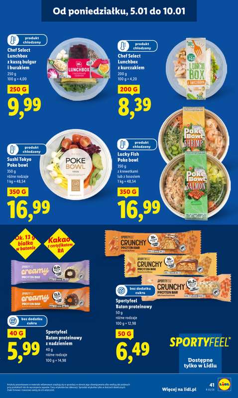 Lidl - gazetka promocyjna Oferta od poniedziałku od poniedziałku 05.01 do środy 07.01 - strona 43
