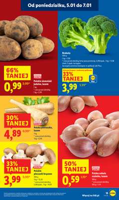 Lidl - gazetka promocyjna Oferta od poniedziałku od poniedziałku 05.01 do środy 07.01 - strona 17