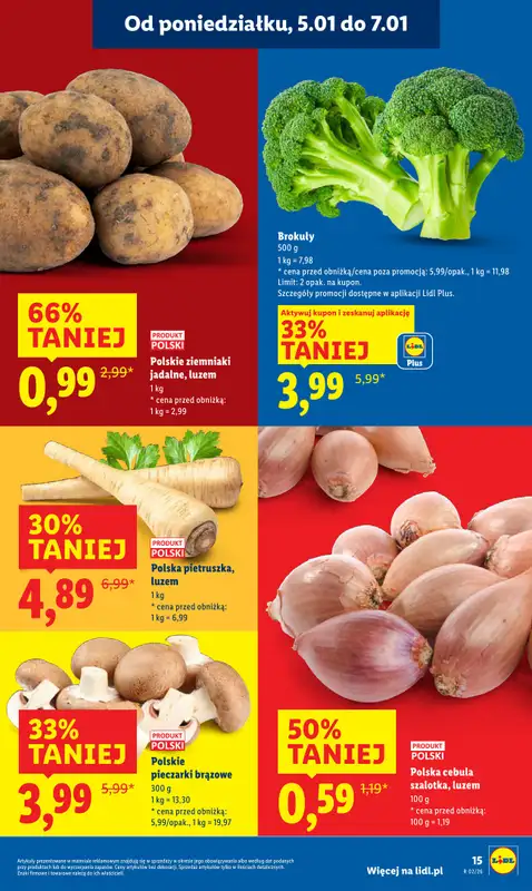 Lidl - gazetka promocyjna Oferta od poniedziałku od poniedziałku 05.01 do środy 07.01 - strona 17