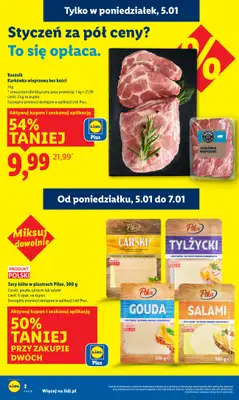 Lidl - gazetka promocyjna Oferta od poniedziałku od poniedziałku 05.01 do środy 07.01 - strona 2