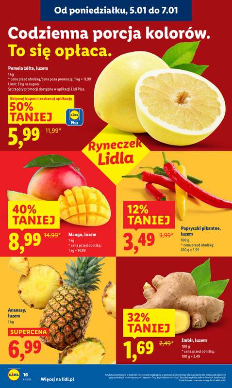 Lidl - gazetka promocyjna Oferta od poniedziałku od poniedziałku 05.01 do środy 07.01 - strona 18