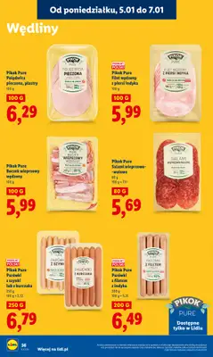 Lidl - gazetka promocyjna Oferta od poniedziałku od poniedziałku 05.01 do środy 07.01 - strona 38