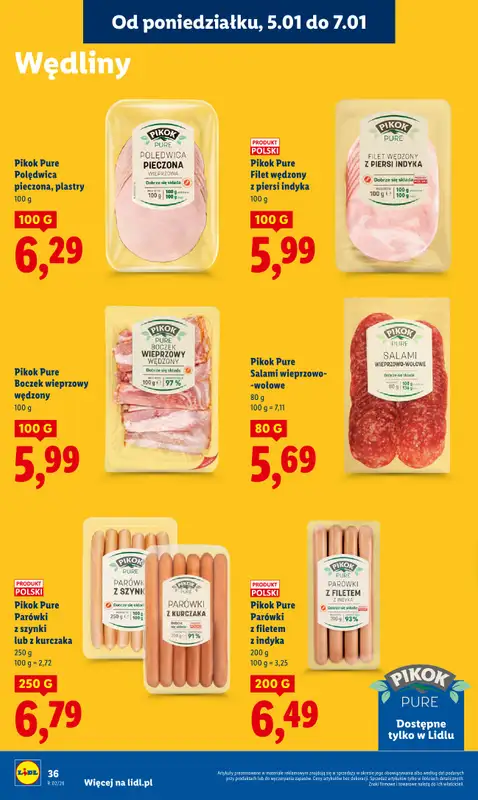 Lidl - gazetka promocyjna Oferta od poniedziałku od poniedziałku 05.01 do środy 07.01 - strona 38
